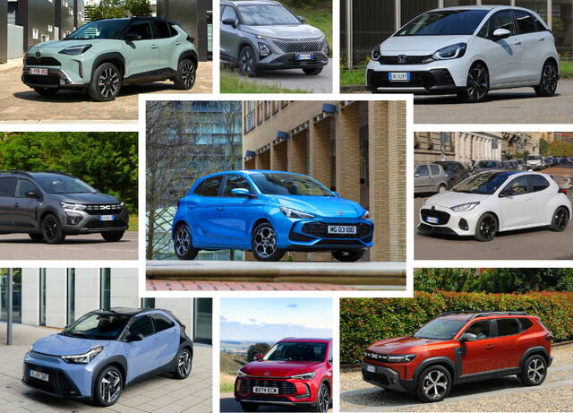 Le 10 auto full hybrid più economiche