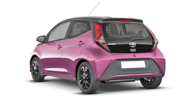 Toyota Aygo posteriore Toyota Aygo posteriore