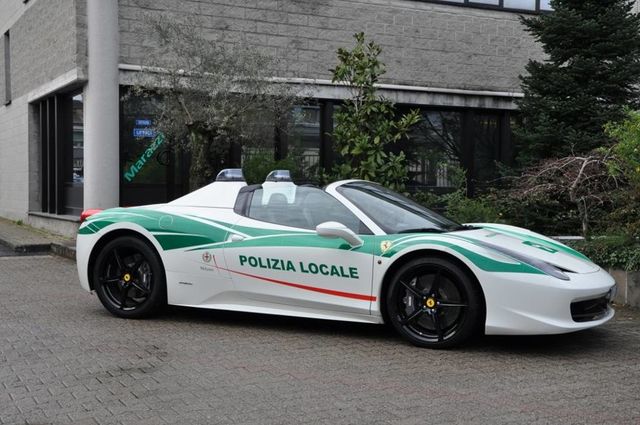 ferrari polizia locale milano 1