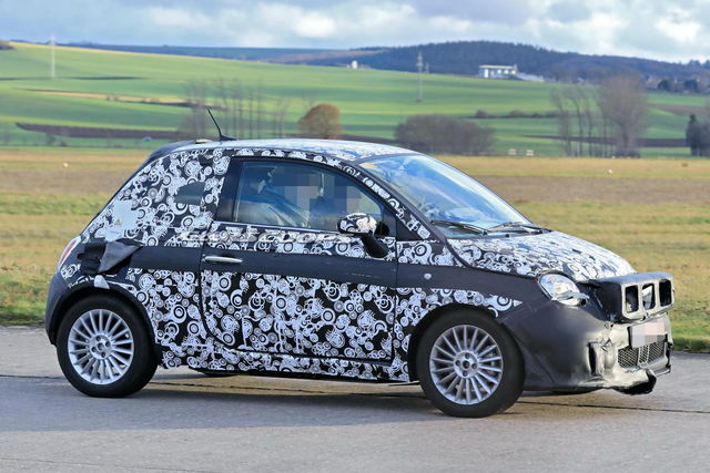 fiat 500 elettrica spy
