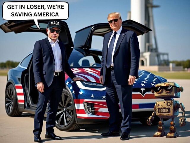 trump musk meme
