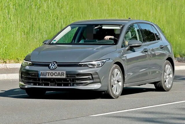 volkswagen golf 2024 restyling spy 1