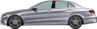 Mercedes E serie 4 W212 restyle - 2013/2016 mercedes e berlina lato