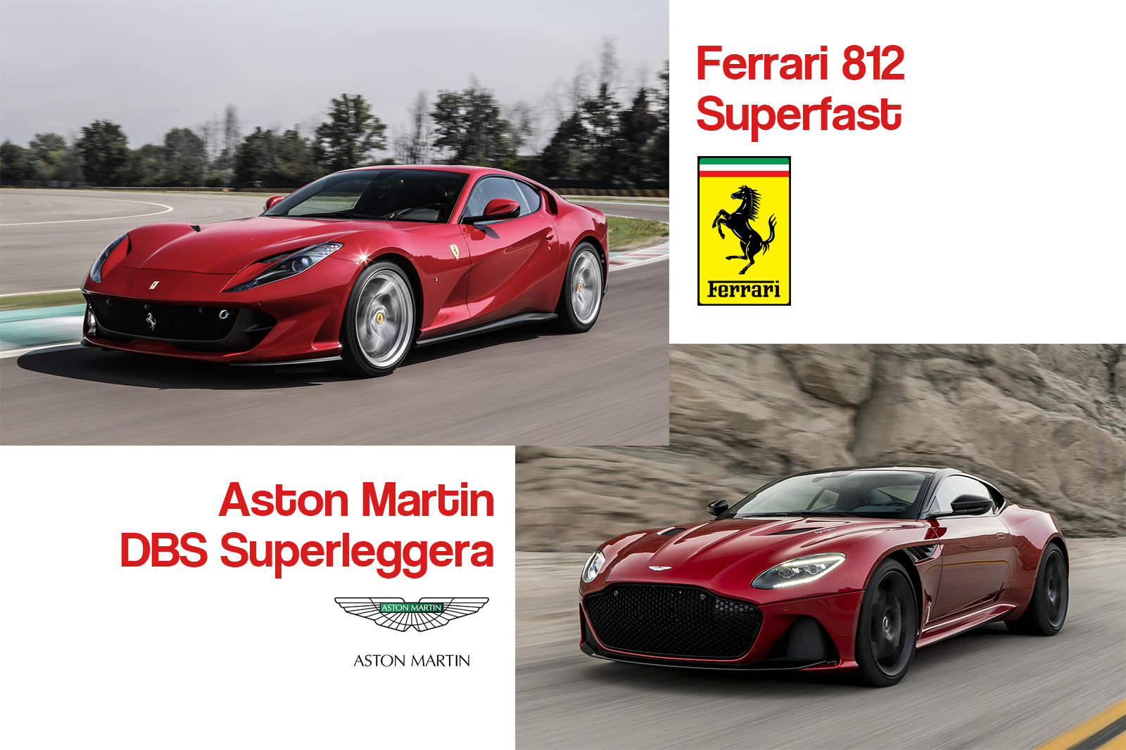Aston Martin Dbs Superleggera Vs Ferrari 812 Superfast: Qual È La Tua Preferita?