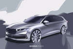 Skoda Superb 2024: i bozzetti - Vai alla galleria