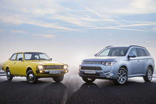 mitsubishi celebra 40 anni europa