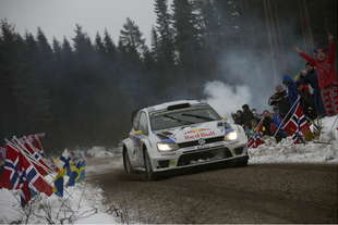 dominio della vw polo al rally svezia 2014