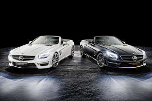mercedes sl due speciali hamilton rosberg trionfo f1