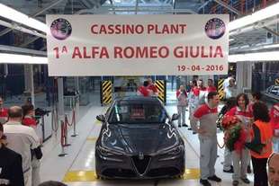 alfa romeo giulia inizia produzione