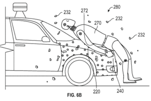 google brevetta un adesivo il cofano