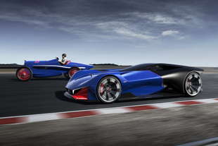 Peugeot L500R HYbrid omaggio a indianapolis