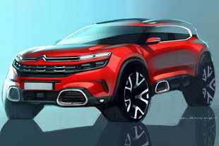citroen c5 aircross 2018 disegni