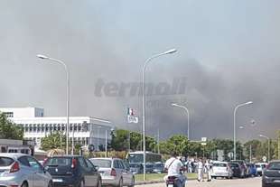 il fuoco blocca fabbrica fca termoli