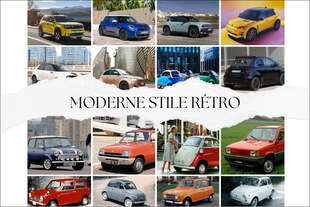 auto moderne stile retro ormai e una moda piccole