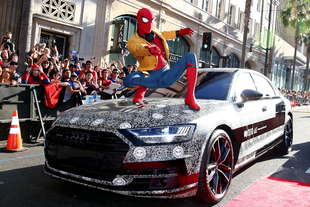 audi a8 alla prima spider man homecoming