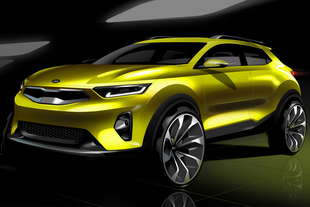 kia stonic 2017 disegni
