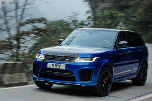range rover sport svr crono scalata Tianmen Road record