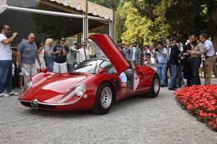 concorso villa d este 2018 coppa d oro all alfa romeo 33 stradale