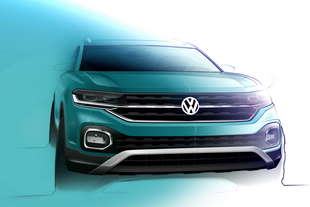 volkswagen t cross 2019 primi disegni