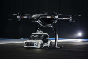 pop up next drone taxi audi test su modellino