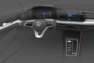 volkswagen golf 8 2020 gli interni