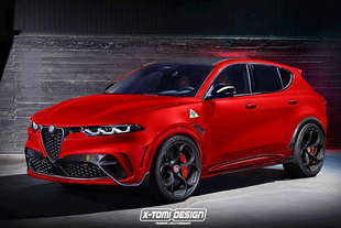 alfa romeo tonale quadrifoglio rendering
