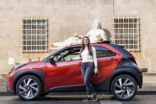 guidare una toyota aygo x 17 anni