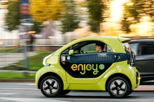 enjoy car sharing auto elettriche xev yoyo milano
