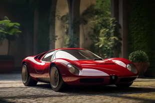 alfa romeo supercar esempi design ai