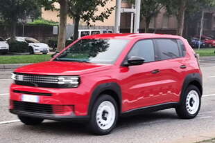 fiat grande panda foto spia modello base