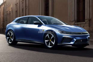 ferrari elettrica 2026 rendering spy
