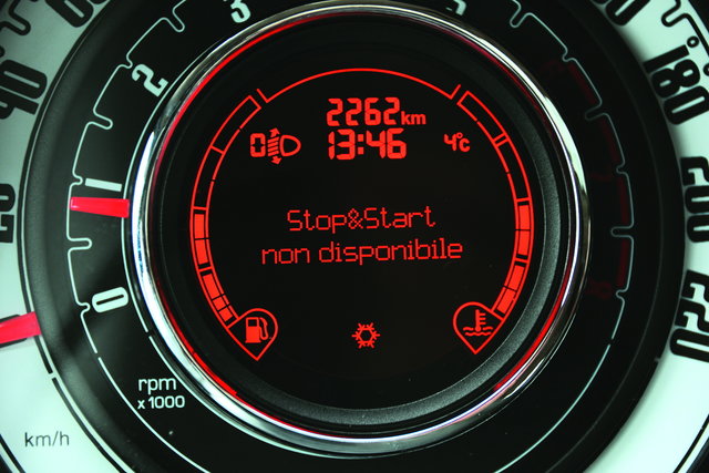 cruscotto stop start