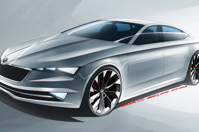 skoda vision c disegno