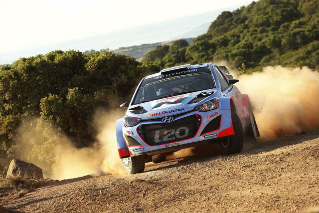 hynday i20 wrc rally sardegna 3
