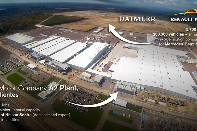 nissan mercedes infiniti fabbrica messico