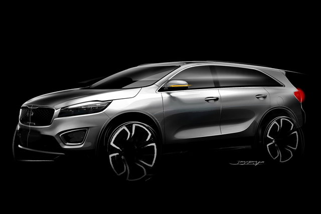 kia sorento 2014 bozzetto 1