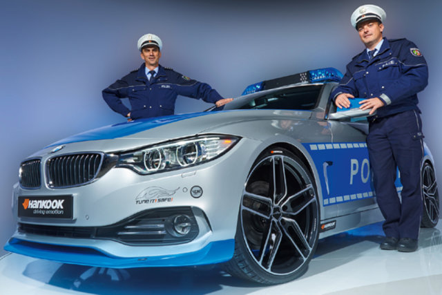 bmw serie 4 schnitzer polizia tedesca 4