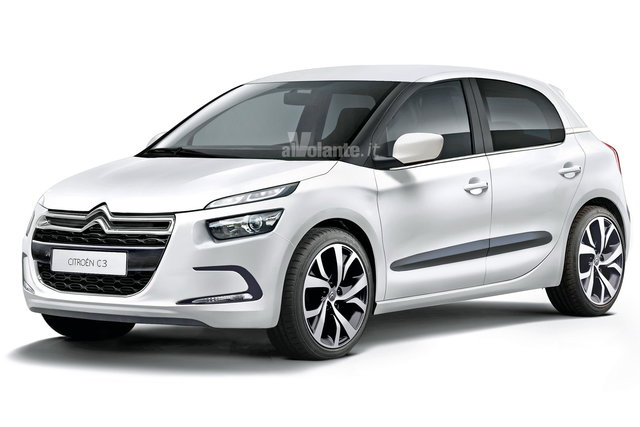 citroen c3 2016 rendering