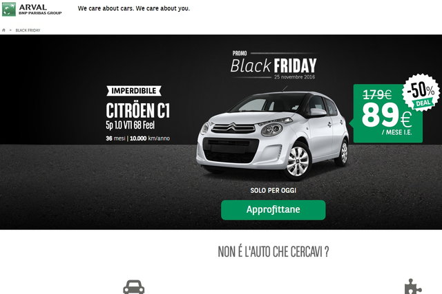 arval black friday