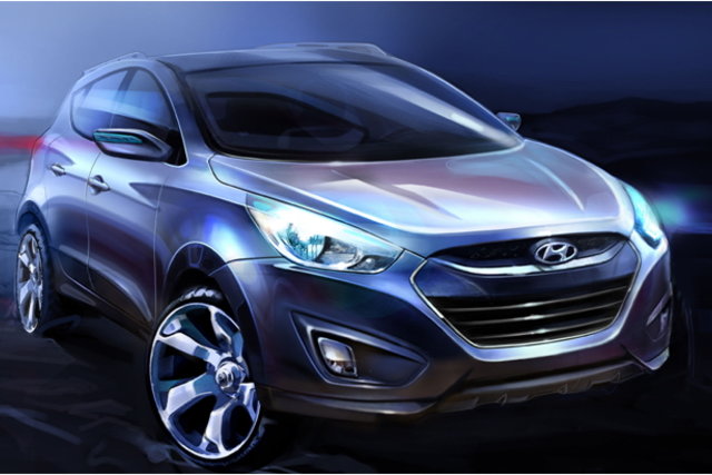 Hyundai ix35: i primi bozzetti ufficiali