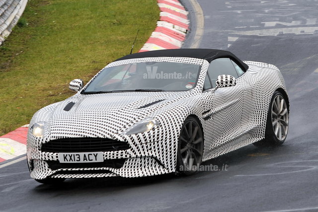 aston martin vanquish.volante spy