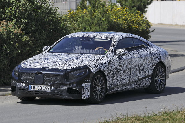 mercedes s coupe spy 1