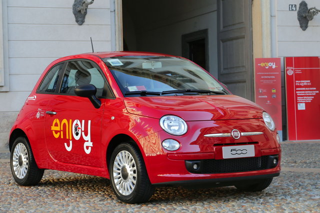 fiat 500 enjoy car sharing 1