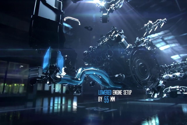 video motore amg v8 40 4