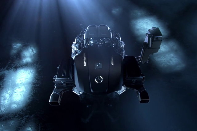 video motore amg v8 40 7