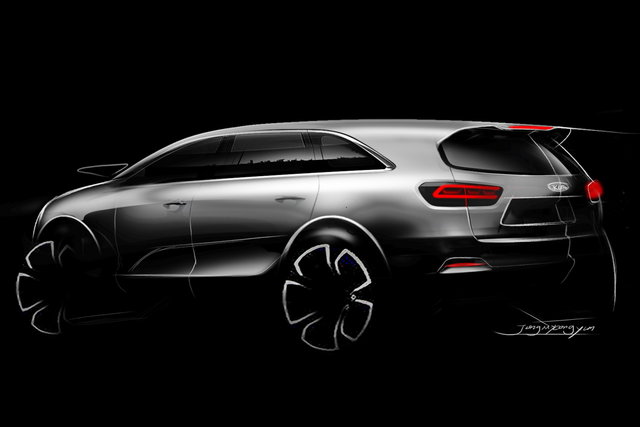 kia sorento 2014 bozzetto 2