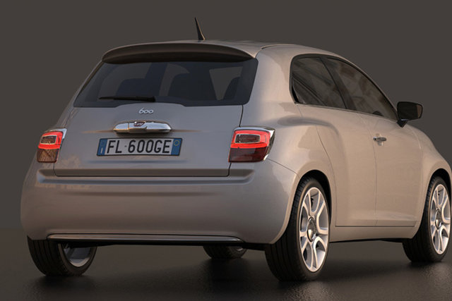 david obendorfer fiat 600 rendering 1