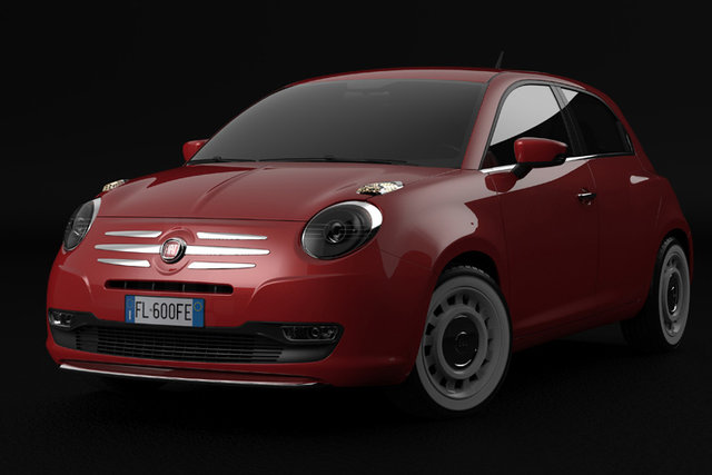 david obendorfer fiat 600 rendering 6