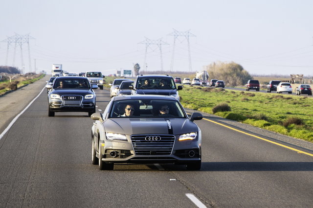 audi a7 guida autonoma las vegas 08