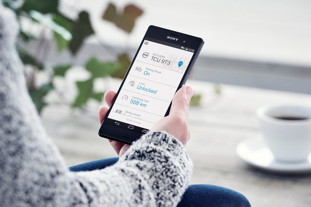 volvo on call app smart watch 4